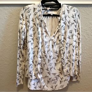 Loft Sleeveless Top w matching pattern sweater